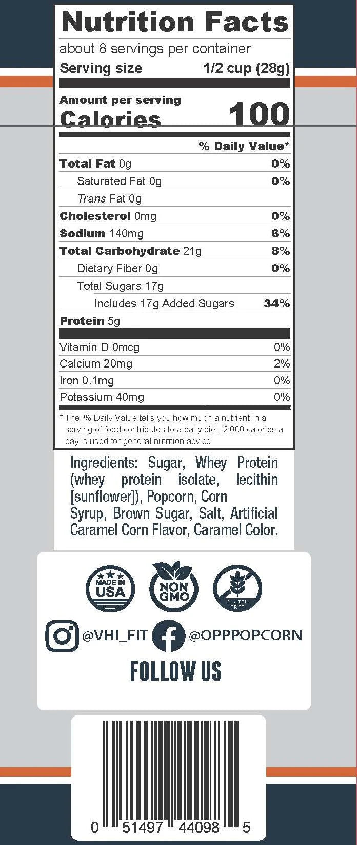 OPP Protein Popcorn