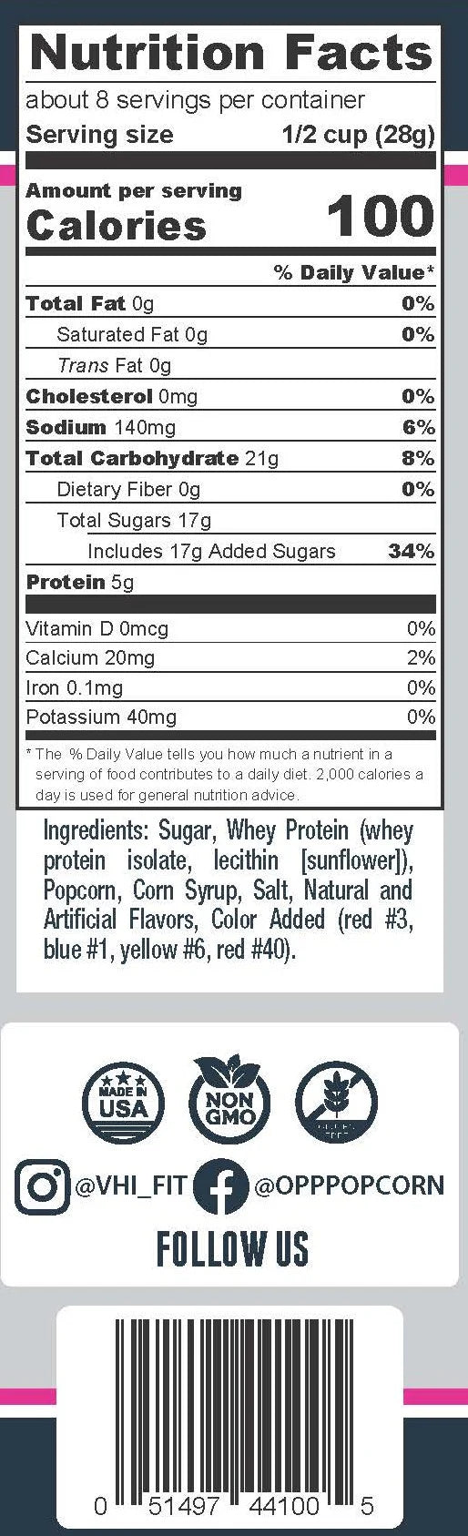 OPP Protein Popcorn