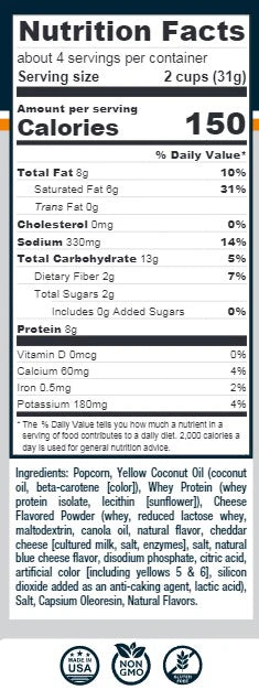 OPP Protein Popcorn