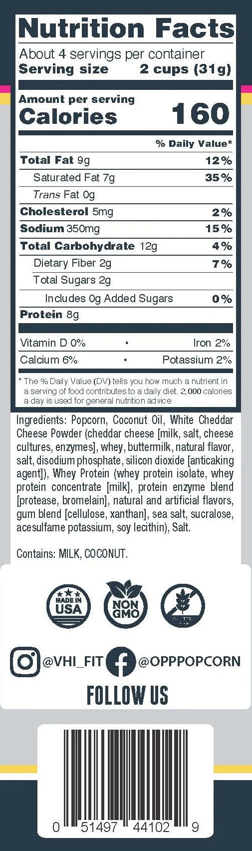 OPP Protein Popcorn